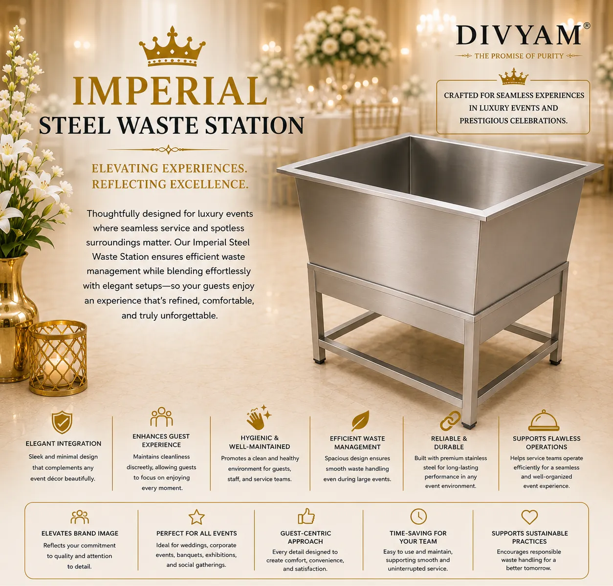 Imperial Steel Waste Station presentation by D I V Y A M®